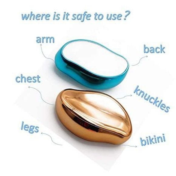 Painless Exfoliation Crystal Hair Shaver Magic Hair Remover for Arms Leg Back - Picture 8 of 12